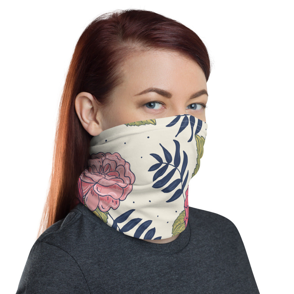 Floral Neck Gaiter Face Mask