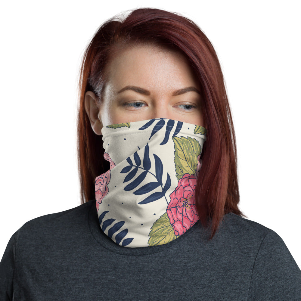 Floral Neck Gaiter Face Mask