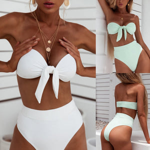 Women White Bikini Set Swimwear