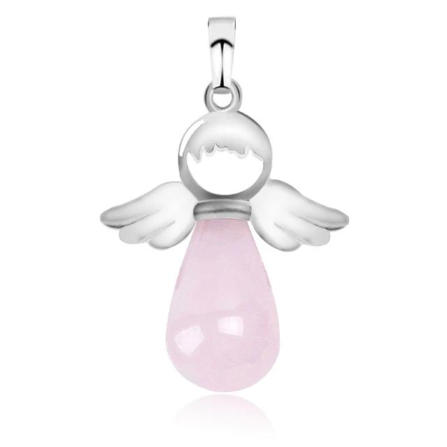 Natural Stones Angels Wings Pendant for Necklace