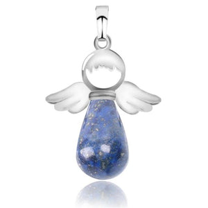 Natural Stones Angels Wings Pendant for Necklace