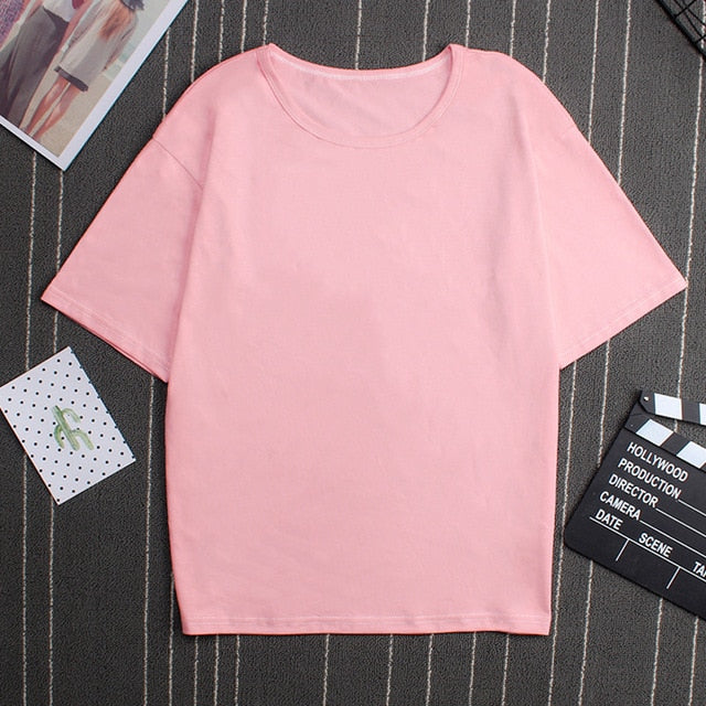 Print Pink T Shirt