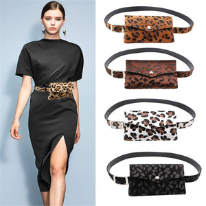 Leopard Horse Decorative Pockets Bag