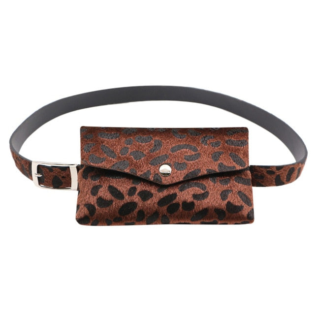 Leopard Horse Decorative Pockets Bag