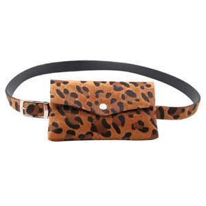 Leopard Horse Decorative Pockets Bag