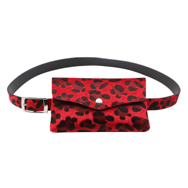 Leopard Horse Decorative Pockets Bag