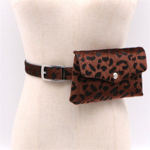 Leopard Horse Decorative Pockets Bag