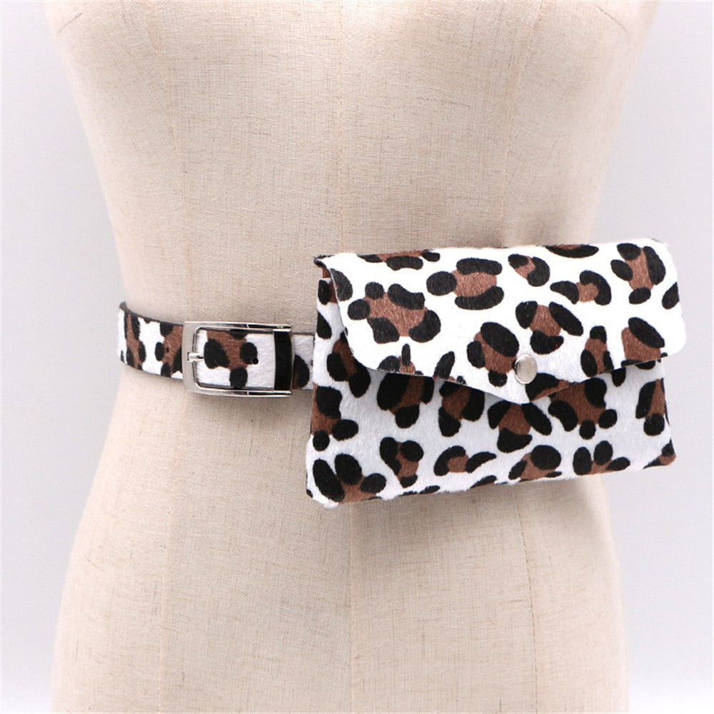 Leopard Horse Decorative Pockets Bag