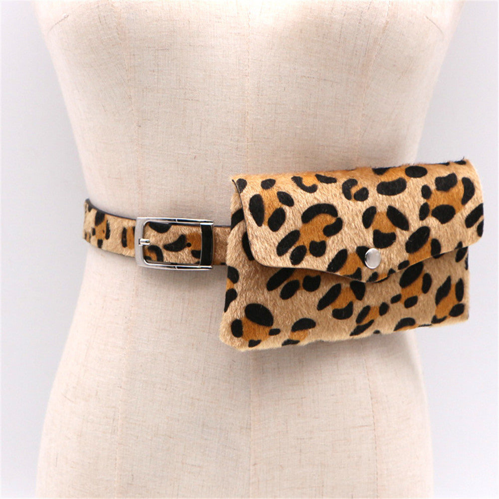 Leopard Horse Decorative Pockets Bag