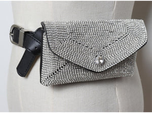 Luxury Designer Pack Tassel Rhinestone Waist Bag