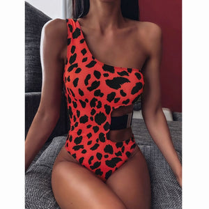 High Waist Swimwear One Piece Swimsuit