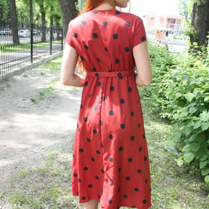 Summer Dress Women dot Dress