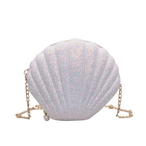 Sequins Shell Shoulder Bag Chain Crossbody Bag