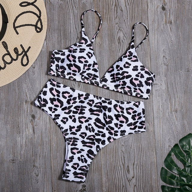 Women Sexy Leopard Bikinis Snake Print Swimsuit