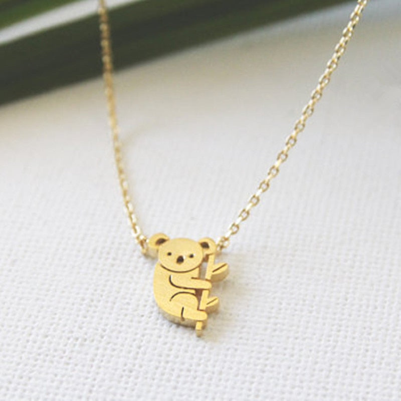 Koala Necklace Australian Koala Bear Woodland Necklaces