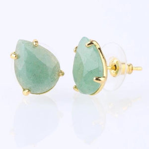 Natural Stone Earring Women Reiki Jewelry