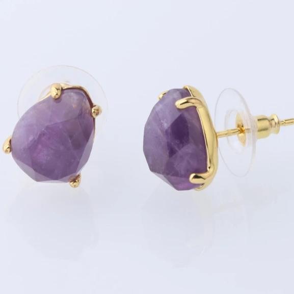 Natural Stone Earring Women Reiki Jewelry